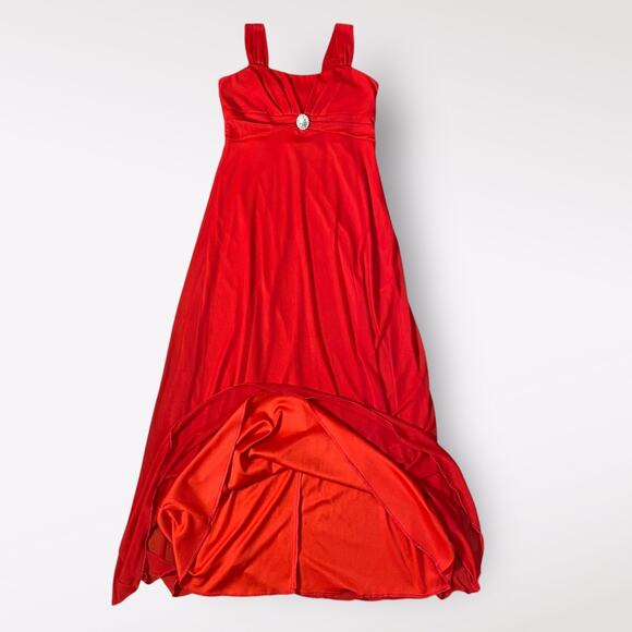 Ruby Rox Vintage‎ Y2K Midi Dress Womens Size XL Red Cocktail Formal - Picture 6 of 11